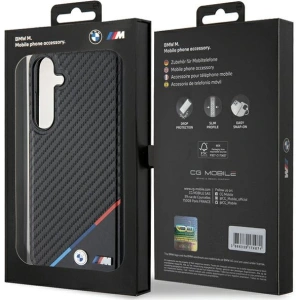 Kup Etui BMW BMHMS24S23PUDTK Samsung Galaxy S24 hardcase Carbon Tricolor Line MagSafe czarny/black - BMW607 - {ean13} - Sklep Home Screen