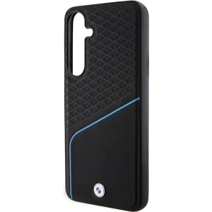 Kup Etui BMW BMHMS24S23RDCLK Samsung Galaxy S24 hardcase Signature Leather Textured & Line MagSafe czarny/black - BMW608 - {ean13} - Sklep Home Screen