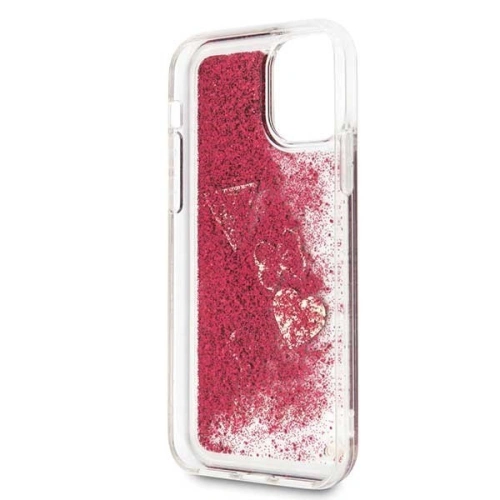 Kup Etui Guess GUHCN58GLHFLRA Apple iPhone 11 Pro raspberry hard case Glitter Hearts - GUE153HEA - {ean13} - Sklep Home Screen