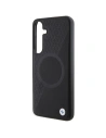 Buy BMW BMHMS24S23RTPK Samsung Galaxy S24 hardcase Signature Leather Half Textured & Circle MagSafe black - BMW609 - {ean13} - Home Screen Store Europe
