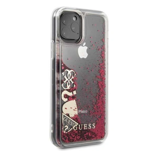 Kup Etui Guess GUHCN58GLHFLRA Apple iPhone 11 Pro raspberry hard case Glitter Hearts - GUE153HEA - {ean13} - Sklep Home Screen