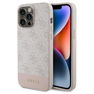 Kup Etui Guess GUHCP14LG4GLPI Apple iPhone 14 Pro hard case 4G Stripe Collection różowy/pink - GUE3277 - {ean13} - Sklep Home Screen