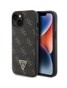 Etui Guess GUHCP14SPG4GPK Apple iPhone 14 / 15 hardcase 4G Triangle Metal Logo černý/black