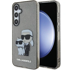 Kup Etui Karl Lagerfeld KLHCS24MHNKCTGK Samsung Galaxy S24+ Plus hardcase Glitter Karl&Choupette czarny/black - KLD1879 - {ean13} - Sklep Home Screen