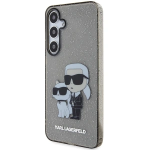 Kup Etui Karl Lagerfeld KLHCS24MHNKCTGK Samsung Galaxy S24+ Plus hardcase Glitter Karl&Choupette czarny/black - KLD1879 - {ean13} - Sklep Home Screen