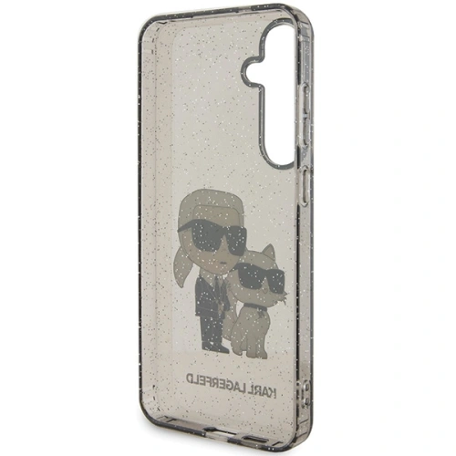Kup Etui Karl Lagerfeld KLHCS24MHNKCTGK Samsung Galaxy S24+ Plus hardcase Glitter Karl&Choupette czarny/black - KLD1879 - {ean13} - Sklep Home Screen