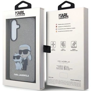 Kup Etui Karl Lagerfeld KLHCS24MHNKCTGK Samsung Galaxy S24+ Plus hardcase Glitter Karl&Choupette czarny/black - KLD1879 - {ean13} - Sklep Home Screen