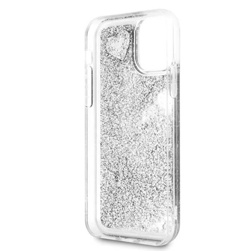 Kup Guess Apple Tasche GUHCN58GLHFLSI iPhone 11 Pro silber/silberne Hartschale Glitter Hearts - GUE154SLV - {ean13} - Sklep Home Screen