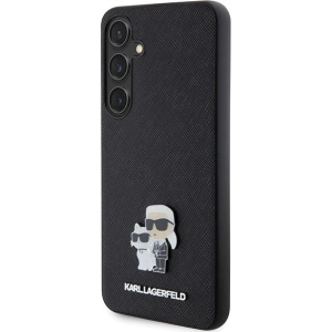 Kup Etui Karl Lagerfeld KLHCS24MPSAKCMPK Samsung Galaxy S24+ Plus hardcase Saffiano Karl & Choupette Metal Pin czarny/black - KLD1881 - {ean13} - Sklep Home Screen