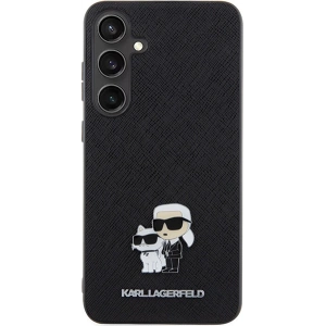 Kup Etui Karl Lagerfeld KLHCS24MPSAKCMPK Samsung Galaxy S24+ Plus hardcase Saffiano Karl & Choupette Metal Pin czarny/black - KLD1881 - {ean13} - Sklep Home Screen