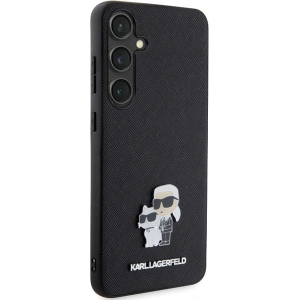 Kup Etui Karl Lagerfeld KLHCS24MPSAKCMPK Samsung Galaxy S24+ Plus hardcase Saffiano Karl & Choupette Metal Pin czarny/black - KLD1881 - {ean13} - Sklep Home Screen