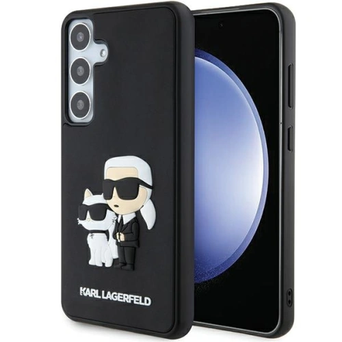 Kup Etui Karl Lagerfeld KLHCS24S3DRKCNK Samsung Galaxy S24 hardcase 3D Rubber Karl&Choupette černý/black - KLD1882 - {ean13} - Sklep Home Screen