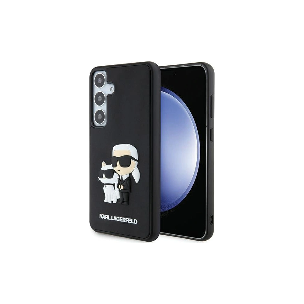 Etui Karl Lagerfeld KLHCS24S3DRKCNK Samsung Galaxy S24 hardcase 3D Rubber Karl&Choupette czarny/black