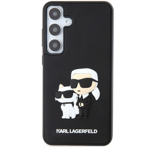 Kup Etui Karl Lagerfeld KLHCS24S3DRKCNK Samsung Galaxy S24 hardcase 3D Rubber Karl&Choupette czarny/black - KLD1882 - {ean13} - Sklep Home Screen