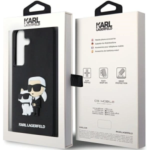 Kup Etui Karl Lagerfeld KLHCS24S3DRKCNK Samsung Galaxy S24 hardcase 3D Rubber Karl&Choupette czarny/black - KLD1882 - {ean13} - Sklep Home Screen