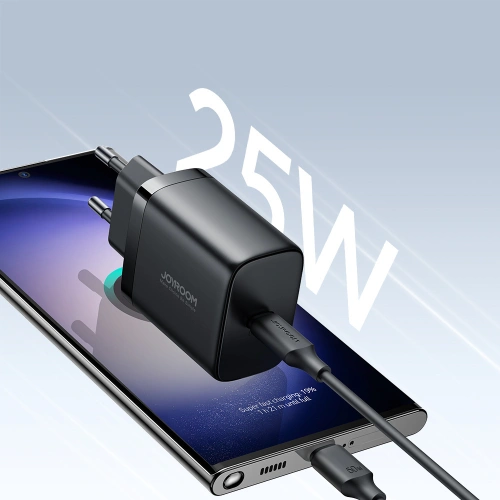 Kup Încărcător de rețea Joyroom JR-TCF11 USB-C 25W + cablu USB-C / USB-C 1m negru - JYR964 - {ean13} - Sklep Home Screen