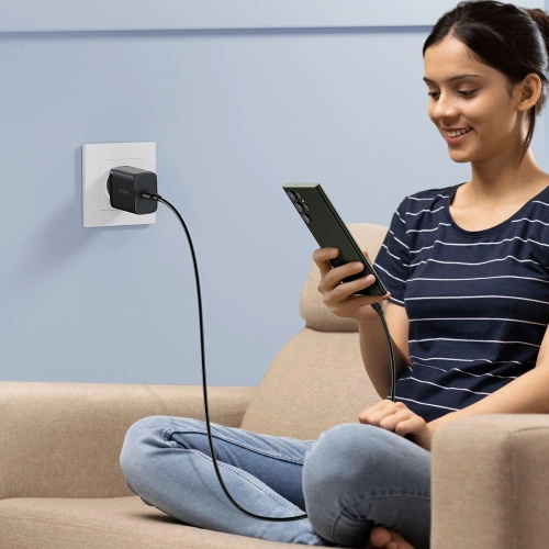 Kup Netzteil Joyroom JR-TCF11 USB-C 25W + USB-C / USB-C Kabel 1m schwarz - JYR964 - {ean13} - Sklep Home Screen