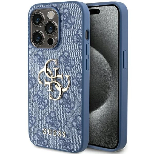 Kup Case Guess GUHCP15L4GMGBL Apple iPhone 15 Pro Hardcase 4G Big Metal Logo blau/blue - GUE3282 - {ean13} - Sklep Home Screen