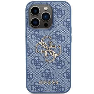 Etui Guess GUHCP15L4GMGBL Apple iPhone 15 Pro hardcase 4G Big Metal Logo niebieski/blue