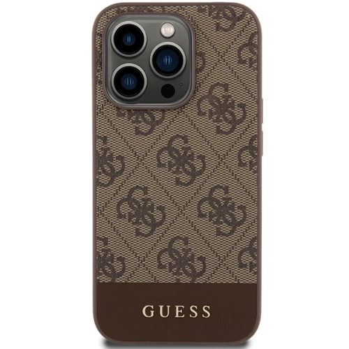 Kup Etui Guess GUHCP15LG4GLBR Apple iPhone 15 Pro keménytok 4G Stripe Collection barna/brown - GUE3284 - {ean13} - Sklep Home Screen