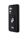 Kup Case Karl Lagerfeld KLHCS24SGSAKCPK Samsung Galaxy S24 Hardcase Gripstand Saffiano Karl&Choupette Pins schwarz/black - KLD1884 - {ean13} - Sklep Home Screen