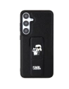 Kup Etui Karl Lagerfeld KLHCS24SGSAKCPK Samsung Galaxy S24 hardcase Gripstand Saffiano Karl&Choupette Pins negru/black - KLD1884 - {ean13} - Sklep Home Screen