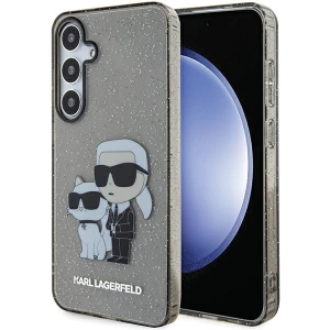 Kup Case Karl Lagerfeld KLHCS24SHNKCTGK Samsung Galaxy S24 Hardcase Glitter Karl&Choupette schwarz/black - KLD1886 - {ean13} - Sklep Home Screen