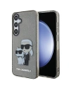 Etui Karl Lagerfeld KLHCS24SHNKCTGK Samsung Galaxy S24 hardcase Glitter Karl&Choupette fekete/black
