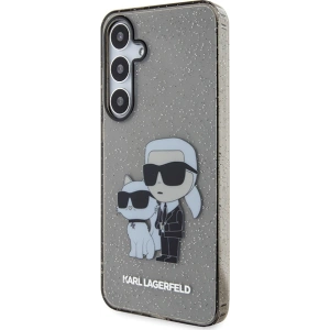 Kup Etui Karl Lagerfeld KLHCS24SHNKCTGK Samsung Galaxy S24 hardcase Glitter Karl&Choupette czarny/black - KLD1886 - {ean13} - Sklep Home Screen