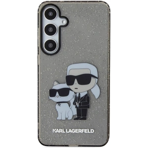 Kup Etui Karl Lagerfeld KLHCS24SHNKCTGK Samsung Galaxy S24 hardcase Glitter Karl&Choupette czarny/black - KLD1886 - {ean13} - Sklep Home Screen
