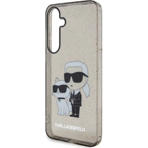 Kup Etui Karl Lagerfeld KLHCS24SHNKCTGK Samsung Galaxy S24 hardcase Glitter Karl&Choupette czarny/black - KLD1886 - {ean13} - Sklep Home Screen