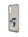 Kup Etui Karl Lagerfeld KLHCS24SHNKCTGK Samsung Galaxy S24 hardcase Glitter Karl&Choupette czarny/black - KLD1886 - {ean13} - Sklep Home Screen