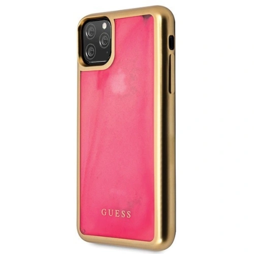 Kup Etui Guess GUHCN58GLTRPI Apple iPhone 11 Pro różowy/pink hard case Glow in the Dark Sand Matte - GUE156PNK - {ean13} - Sklep Home Screen