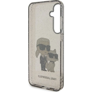 Kup Etui Karl Lagerfeld KLHCS24SHNKCTGK Samsung Galaxy S24 hardcase Glitter Karl&Choupette czarny/black - KLD1886 - {ean13} - Sklep Home Screen