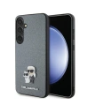 Kup Case Karl Lagerfeld KLHCS24SPSAKCMPG Samsung Galaxy S24 Hardcase Saffiano Karl & Choupette Metallpin grau/grey - KLD1887 - {ean13} - Sklep Home Screen