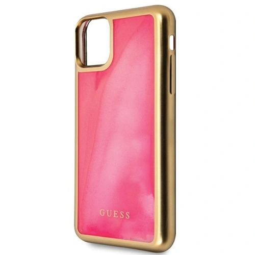 Kup Etui Guess GUHCN58GLTRPI Apple iPhone 11 Pro różowy/pink hard case Glow in the Dark Sand Matte - GUE156PNK - {ean13} - Sklep Home Screen