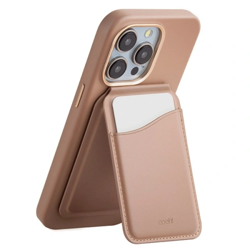 Buy UNIQ Coehl Esme MagSafe magnetic wallet with mirror and stand dusty nude - UNIQ1093 - {ean13} - Home Screen Store Europe