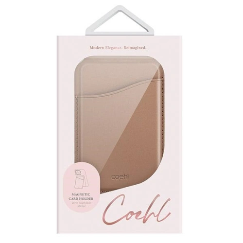 Buy UNIQ Coehl Esme MagSafe magnetic wallet with mirror and stand dusty nude - UNIQ1093 - {ean13} - Home Screen Store Europe