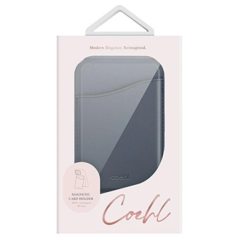 Buy UNIQ Coehl Esme MagSafe magnetic wallet with mirror and stand sapphire blue - UNIQ1094 - {ean13} - Home Screen Store Europe