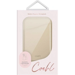 Buy UNIQ Coehl Esme MagSafe magnetic wallet with mirror and stand cream - UNIQ1095 - {ean13} - Home Screen Store Europe