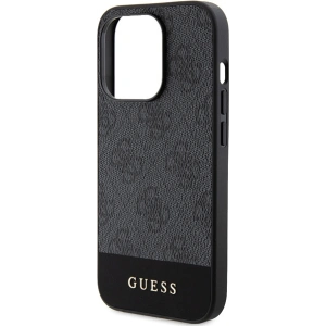 Etui Guess GUHCP15LG4GLGR Apple iPhone 15 Pro hardcase 4G Stripe Collection szary/grey