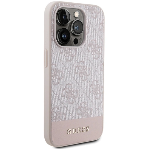 Kup Etui Guess GUHCP15LG4GLPI Apple iPhone 15 Pro hardcase 4G Stripe Collection rózsaszín/pink - GUE3286 - {ean13} - Sklep Home Screen