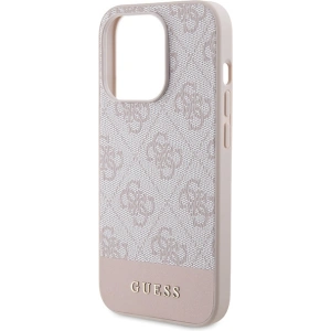 Etui Guess GUHCP15LG4GLPI Apple iPhone 15 Pro hardcase 4G Stripe Collection różowy/pink