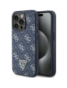 Etui Guess GUHCP15LPG4GPB Apple iPhone 15 Pro hardcase 4G Triangle Metal Logo albastru/blue