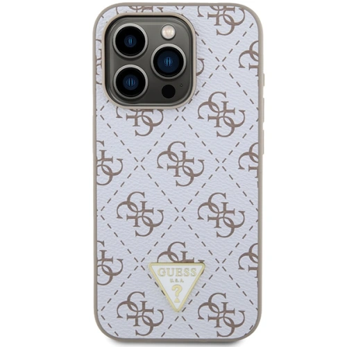 Kup Etui Guess GUHCP15LPG4GPH Apple iPhone 15 Pro hardcase 4G Triangle Metal Logo alb/white - GUE3288 - {ean13} - Sklep Home Screen
