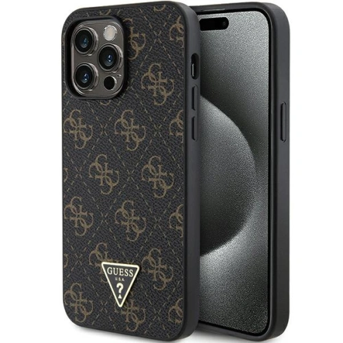 Kup Etui Guess GUHCP15LPG4GPK Apple iPhone 15 Pro hardcase 4G Triangle Metal Logo černý/black - GUE3289 - {ean13} - Sklep Home Screen