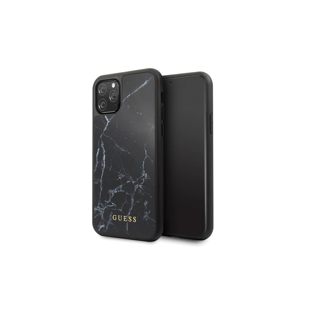 Etui Guess GUHCN58HYMABK Apple iPhone 11 Pro czarny /black Marble
