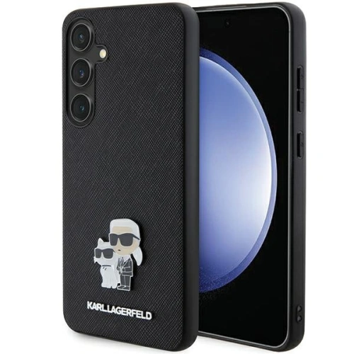 Kup Etui Karl Lagerfeld KLHCS24SPSAKCMPK Samsung Galaxy S24 hardcase Saffiano Karl & Choupette Metal Pin černý/black - KLD1888 - {ean13} - Sklep Home Screen