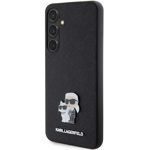 Kup Etui Karl Lagerfeld KLHCS24SPSAKCMPK Samsung Galaxy S24 hardcase Saffiano Karl & Choupette Metal Pin černý/black - KLD1888 - {ean13} - Sklep Home Screen