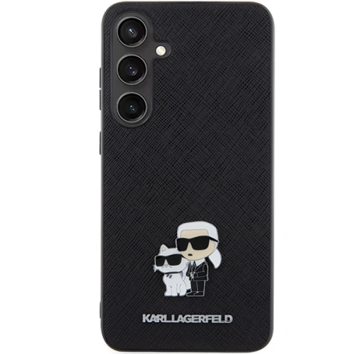 Kup Etui Karl Lagerfeld KLHCS24SPSAKCMPK Samsung Galaxy S24 hardcase Saffiano Karl & Choupette Metal Pin černý/black - KLD1888 - {ean13} - Sklep Home Screen